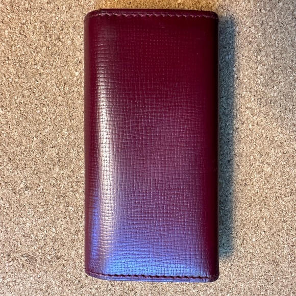 CARTIER EUC VINTAGE MUST DE CARTIER DARK RED 4 KEY HOLDER - Picture 4 of 16